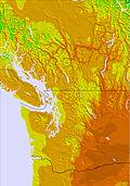 Washington / Vancouver temperature forecast for this period