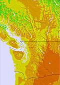 Washington / Vancouver temperature forecast for this period