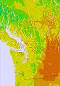 Washington / Vancouver temperature forecast for this period