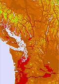 Washington / Vancouver temperature forecast for this period