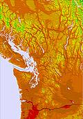 Washington / Vancouver temperature forecast for this period