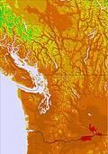 Washington / Vancouver temperature forecast for this period