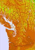 Washington / Vancouver temperature forecast for this period