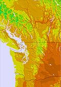 Washington / Vancouver temperature forecast for this period