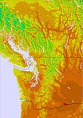 Washington / Vancouver temperature forecast for this period