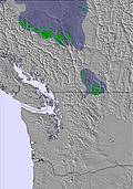 Washington / Vancouver snow forecast for this period