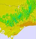 Victoria temperature forecast for this period