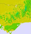 Victoria temperature forecast for this period
