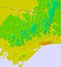 Victoria temperature forecast for this period