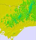 Victoria temperature forecast for this period