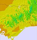 Victoria temperature forecast for this period