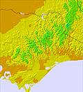 Victoria temperature forecast for this period