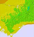 Victoria temperature forecast for this period