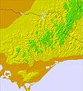 Victoria temperature forecast for this period