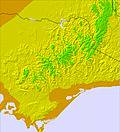 Victoria temperature forecast for this period