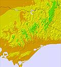 Victoria temperature forecast for this period