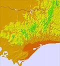 Victoria temperature forecast for this period