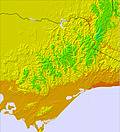 Victoria temperature forecast for this period