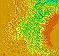 Western Alps temperature forecast for this period