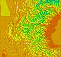 Western Alps temperature forecast for this period