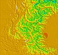 Western Alps temperature forecast for this period