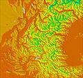 Western Alps temperature forecast for this period