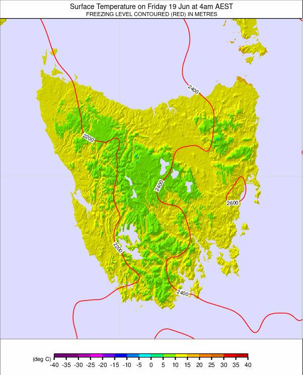 Tasmania weather map - click to go back to main thumbnail page