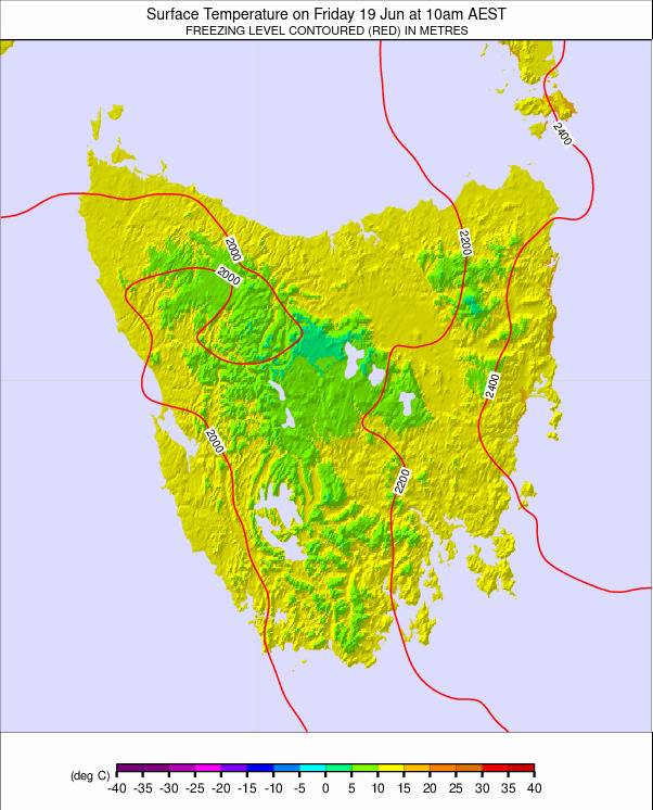 Tasmania weather map - click to go back to main thumbnail page