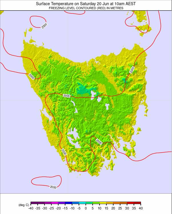 Tasmania weather map - click to go back to main thumbnail page