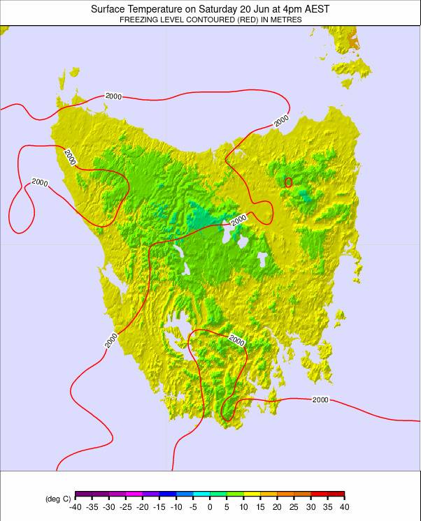 Tasmania weather map - click to go back to main thumbnail page