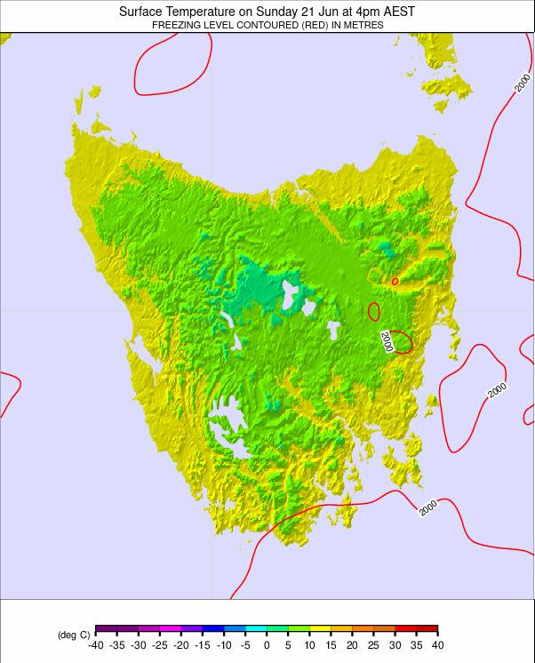 Tasmania weather map - click to go back to main thumbnail page