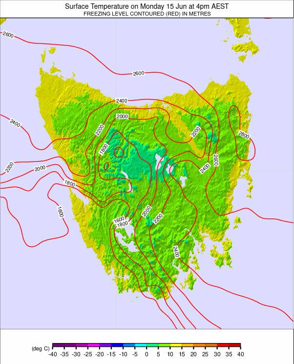 Tasmania weather map - click to go back to main thumbnail page