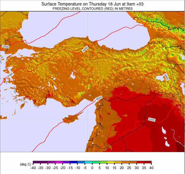 Turkey weather map - click to go back to main thumbnail page