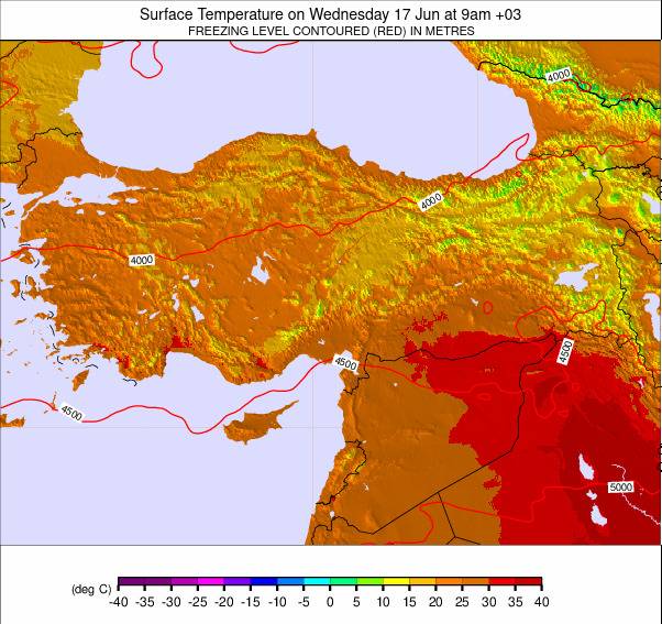 Turkey weather map - click to go back to main thumbnail page