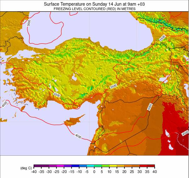 Turkey weather map - click to go back to main thumbnail page