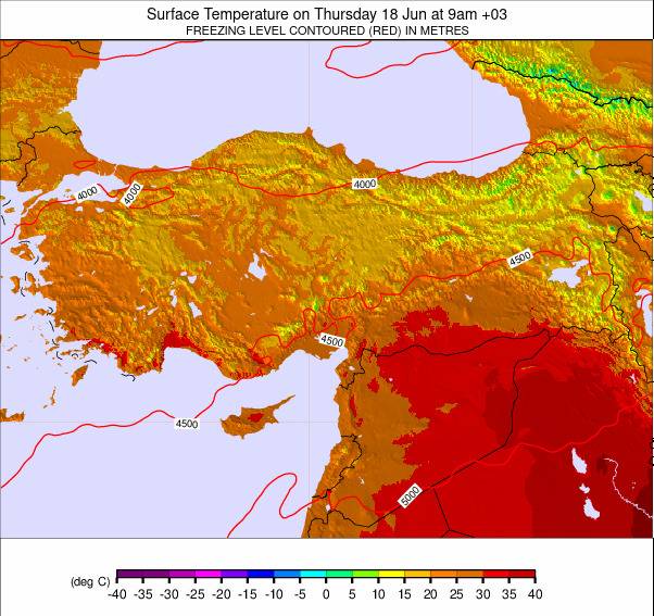 Turkey weather map - click to go back to main thumbnail page