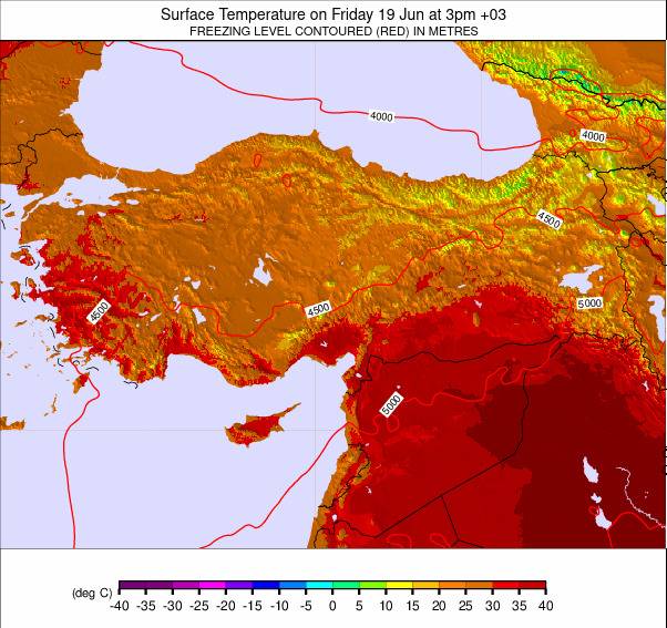 Turkey weather map - click to go back to main thumbnail page