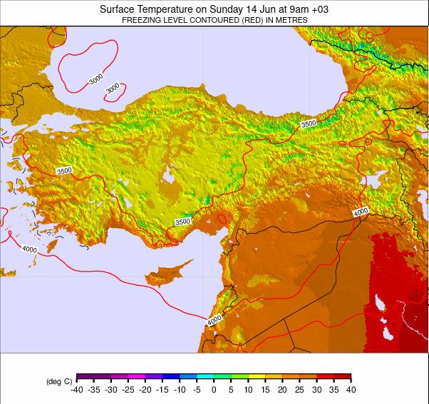 Turkey weather map - click to go back to main thumbnail page