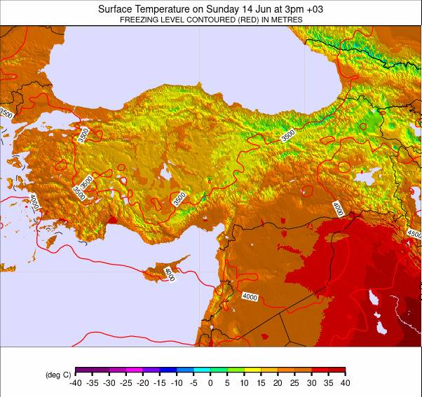 Turkey weather map - click to go back to main thumbnail page
