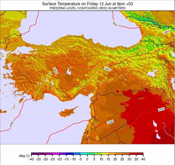 Turkey weather map - click to go back to main thumbnail page