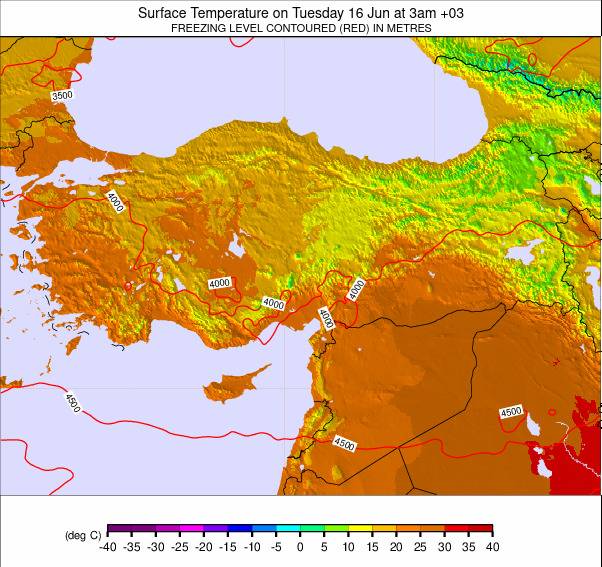 Turkey weather map - click to go back to main thumbnail page