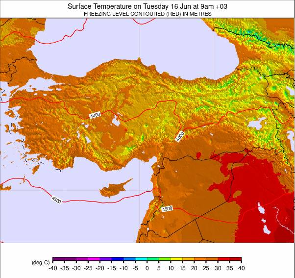 Turkey weather map - click to go back to main thumbnail page
