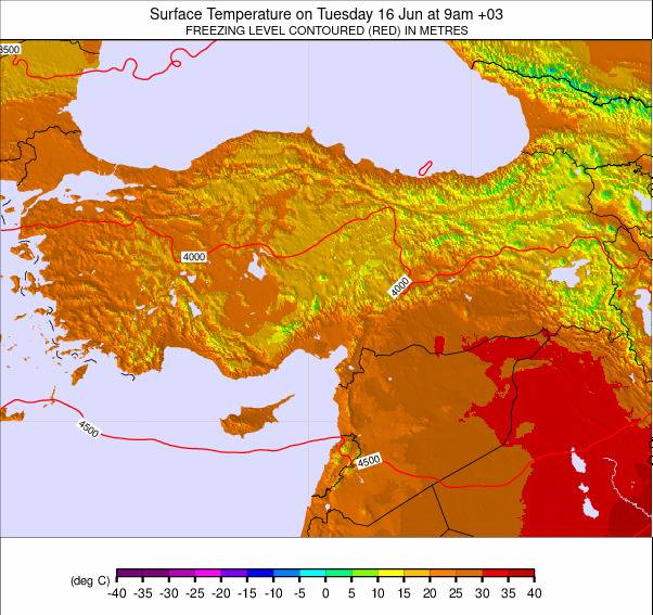 Turkey weather map - click to go back to main thumbnail page