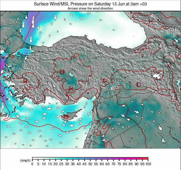 Turkey weather map - click to go back to main thumbnail page