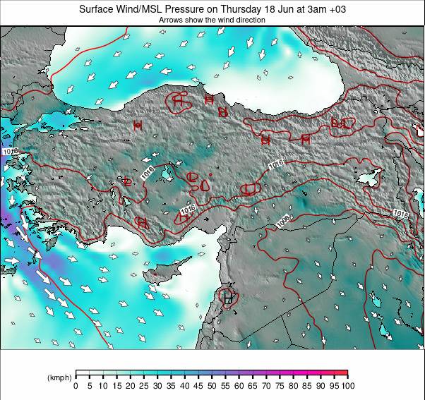 Turkey weather map - click to go back to main thumbnail page