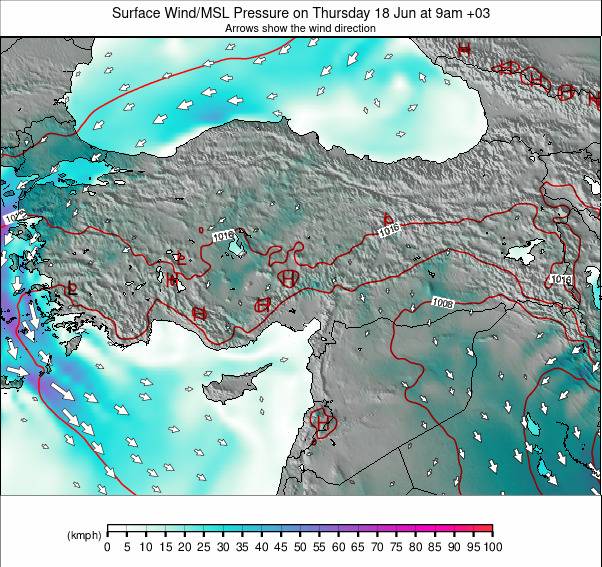 Turkey weather map - click to go back to main thumbnail page