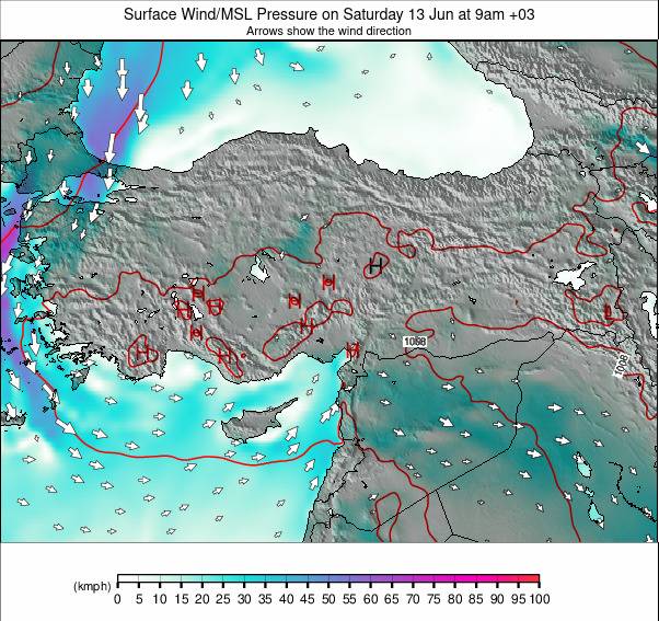 Turkey weather map - click to go back to main thumbnail page