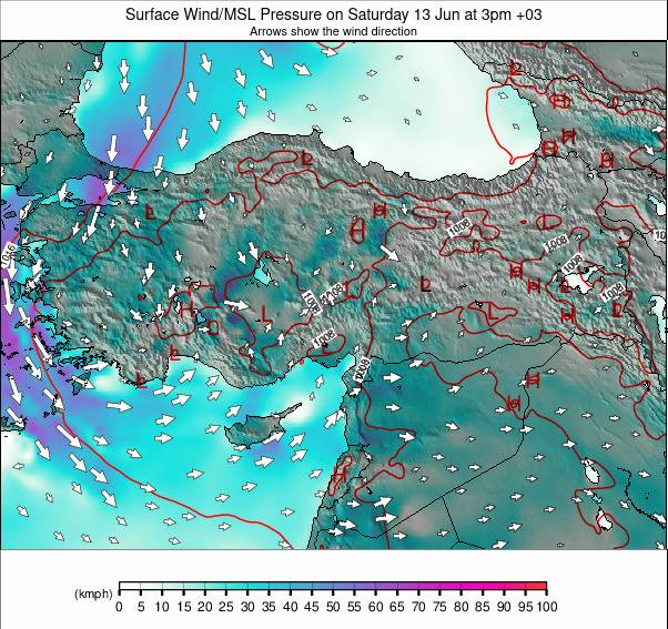 Turkey weather map - click to go back to main thumbnail page