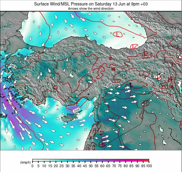 Turkey weather map - click to go back to main thumbnail page