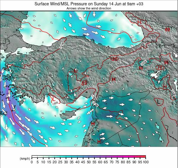 Turkey weather map - click to go back to main thumbnail page